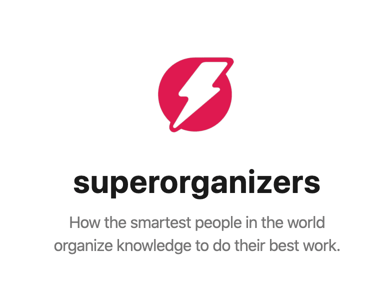 Superoganizers