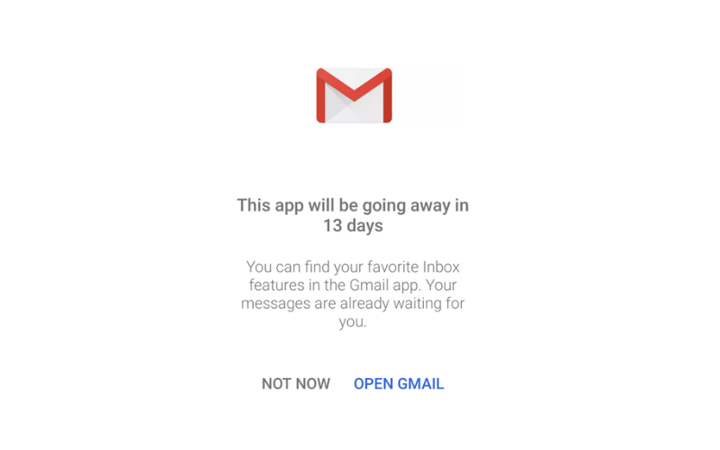 Google Inbox Discontinued