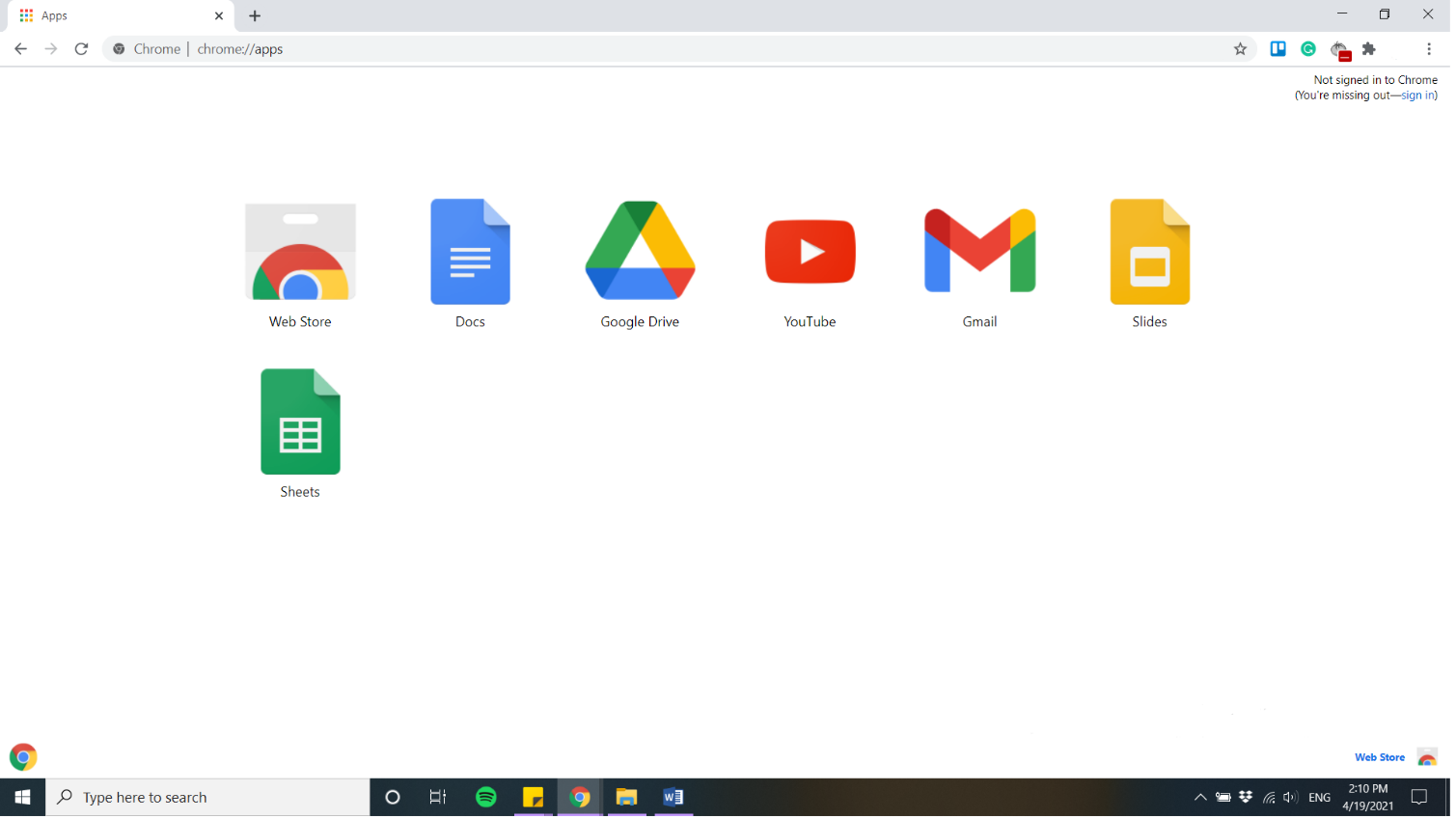 Google Chrome Apps