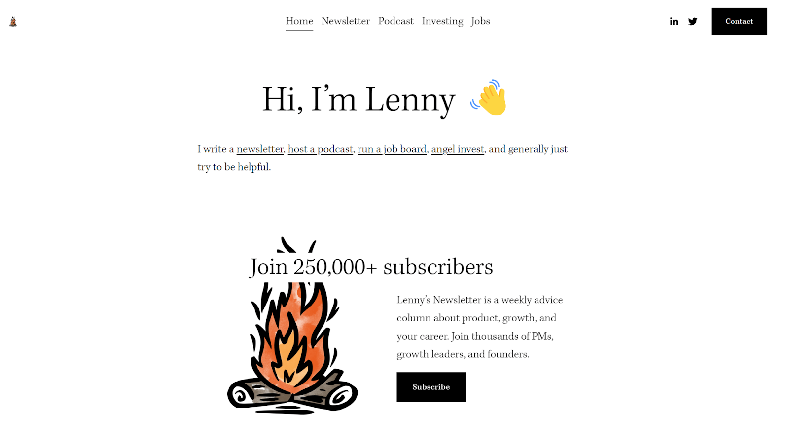 Lenny’s Newsletter UX