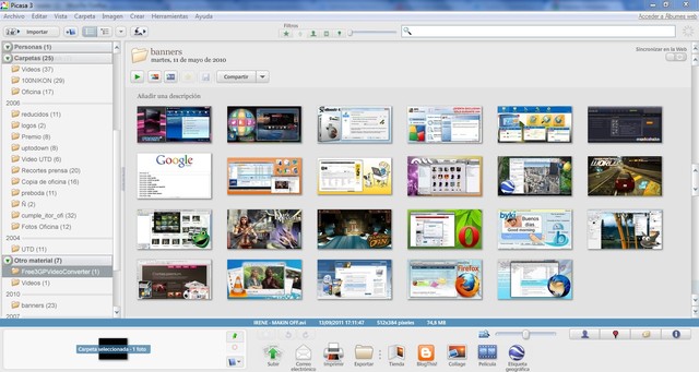 Picasa's software