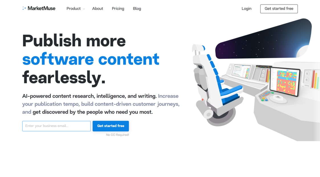 MarketMuse Landing Page