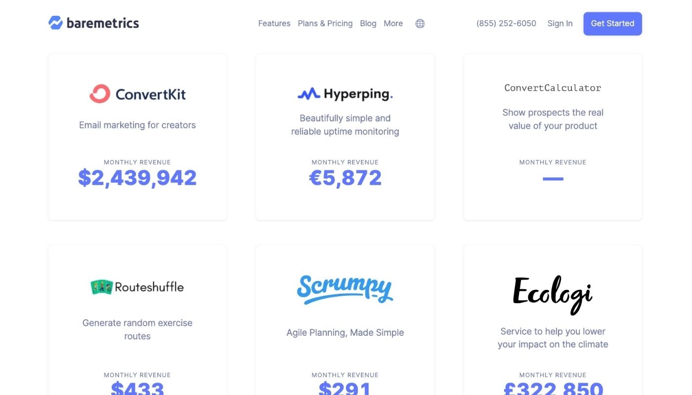 Open Startup by Baremetrics