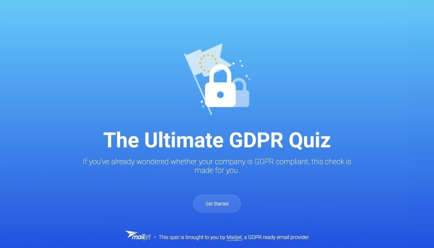 Ultimate GDPR Quiz by Mailjet