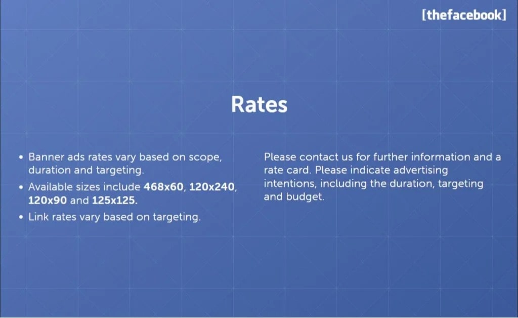 Facebook Slide 22: Rates