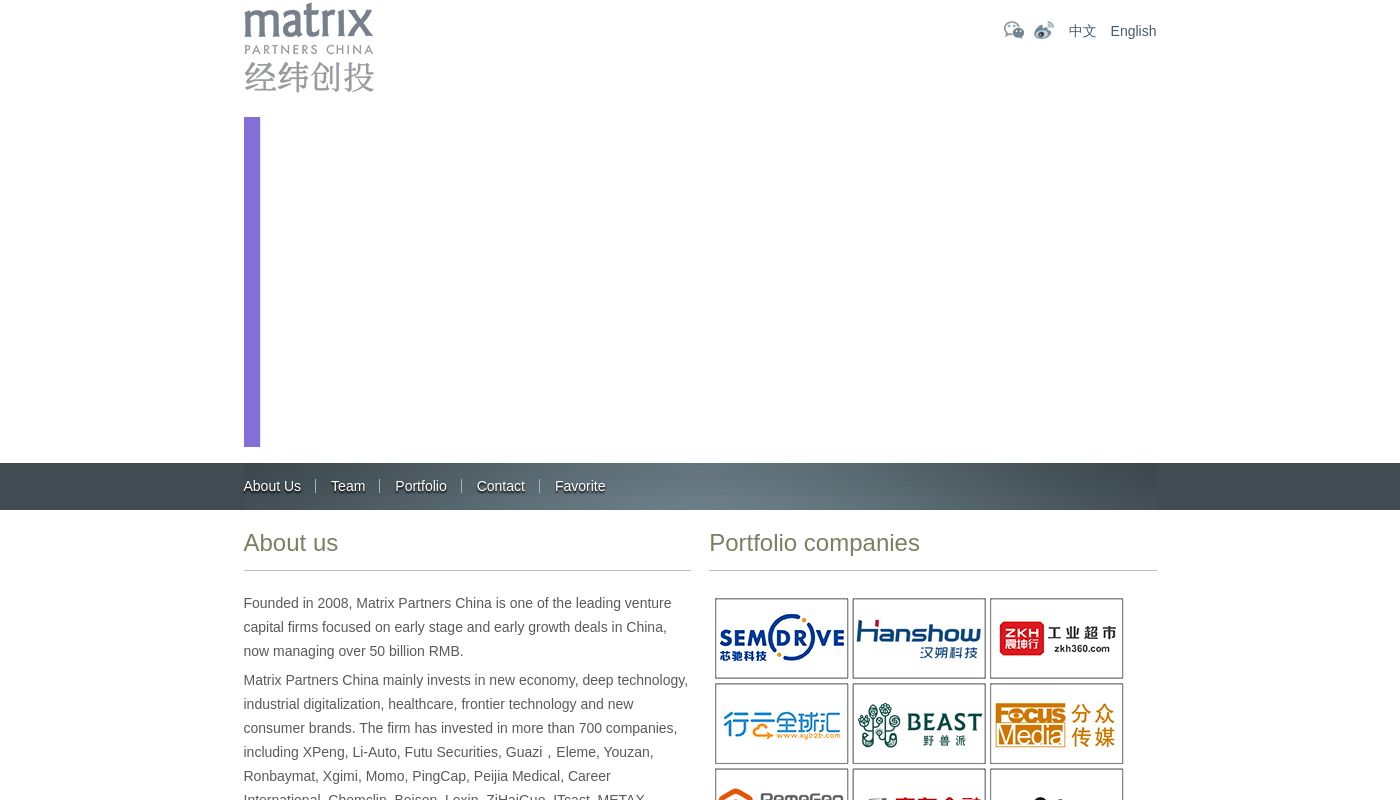 Matrix Partners China