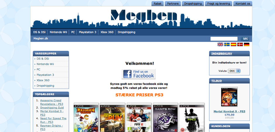 Megben Website