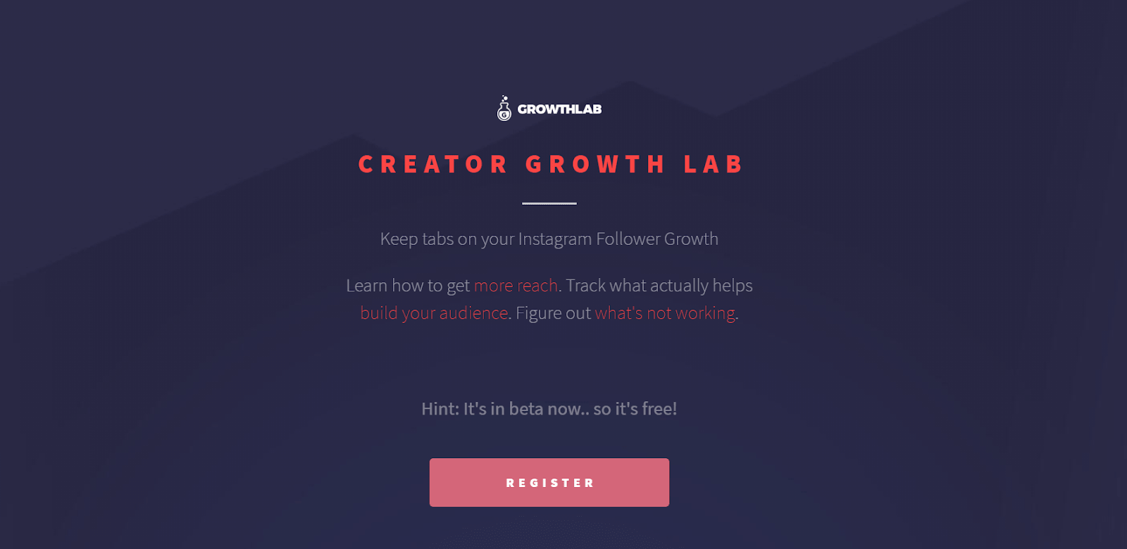 Creator Growth Lab Landing