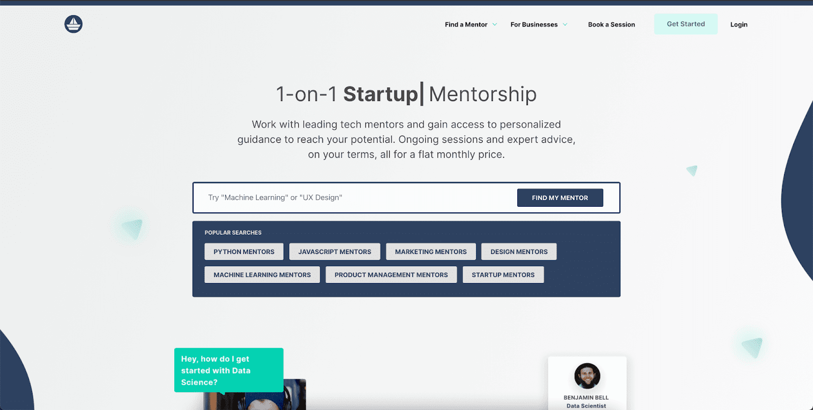 MentorCruise Landing Page