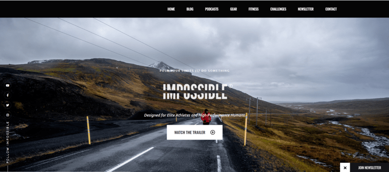 IMPOSSIBLE Landing Page
