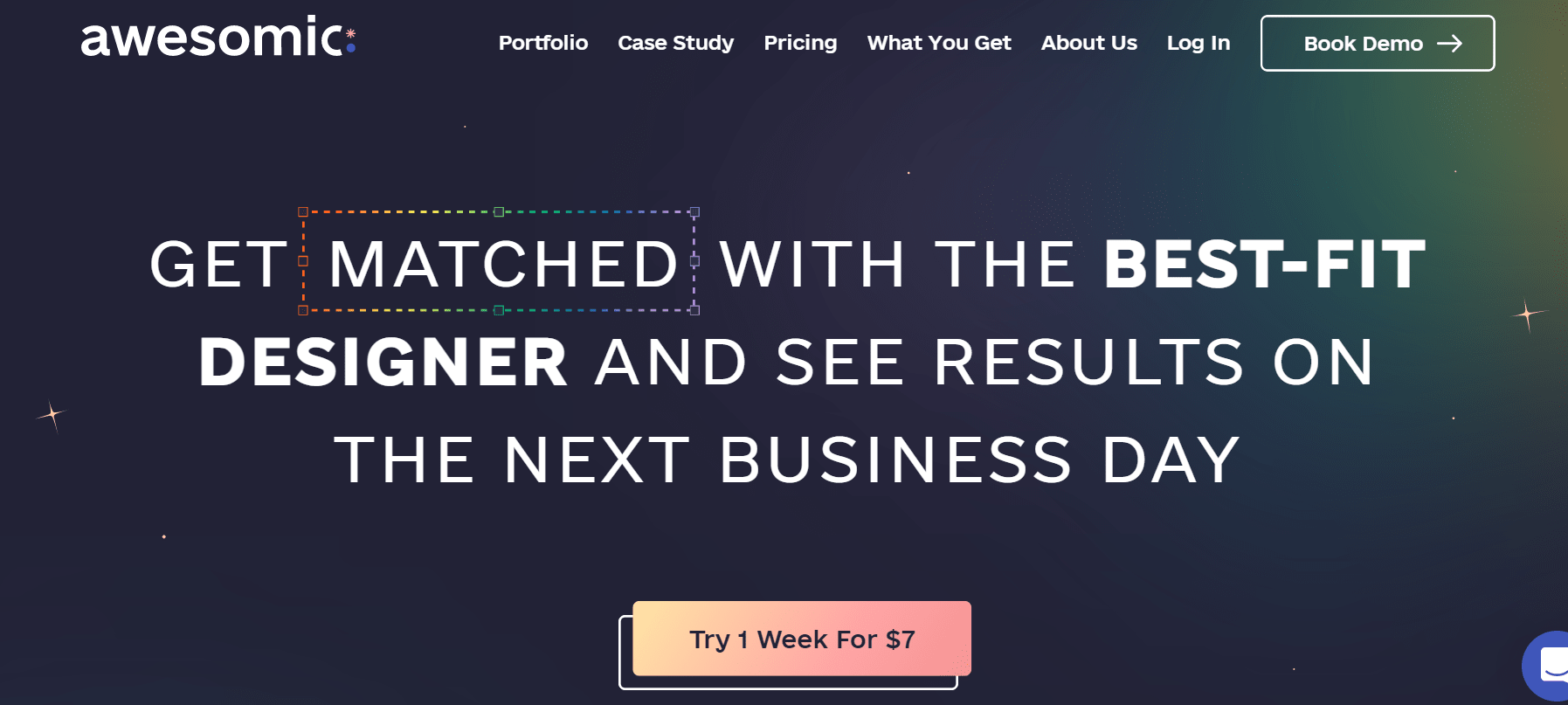 Awesomic Landing Page