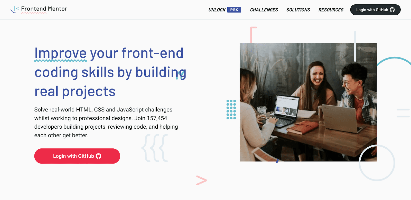 Frontend Mentor Landing Page